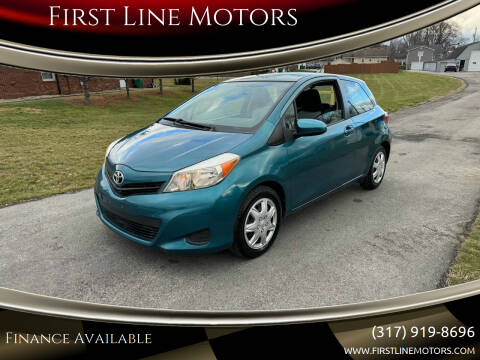 2012 Toyota Yaris for sale at First Line Motors in Brownsburg IN