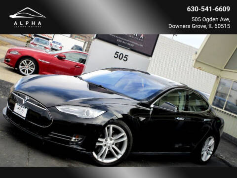 2015 Tesla Model S for sale at Alpha Luxury Motors in Downers Grove IL