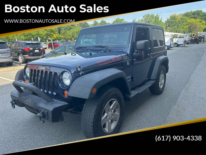 2013 Jeep Wrangler for sale at Boston Auto Sales in Brighton MA