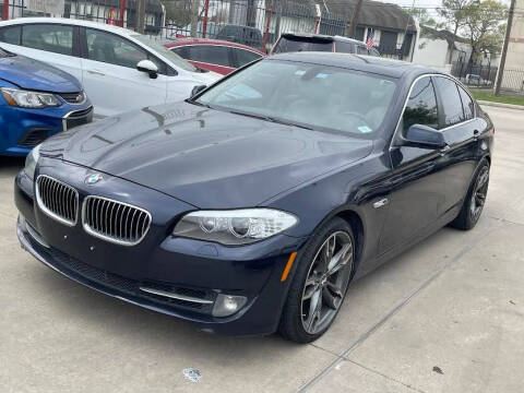 2011 BMW 5 Series for sale at Hispanos Cars 4 Less by Cadena Motors, Inc. in Houston TX