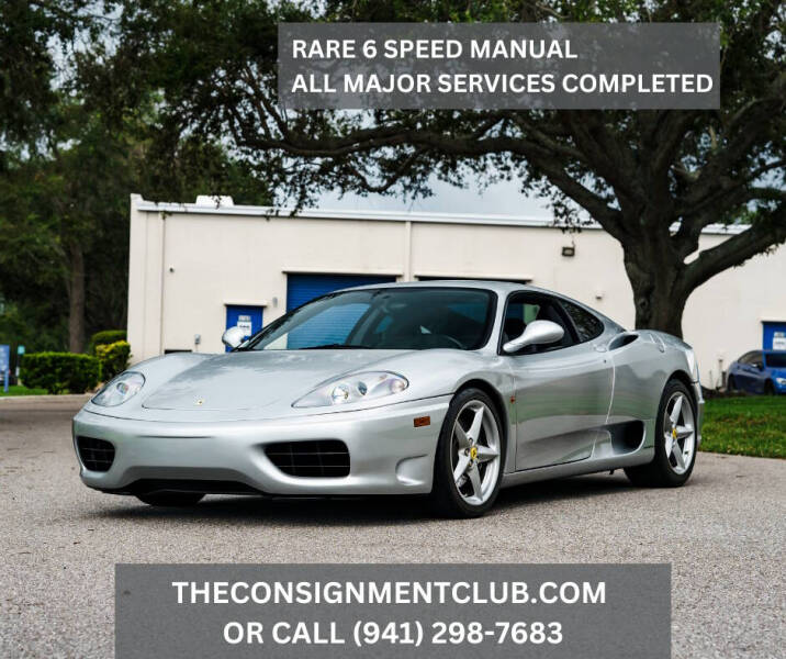 2000 Ferrari 360 Modena for sale at The Consignment Club in Sarasota FL