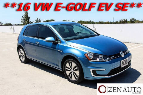 2016 Volkswagen e-Golf SE