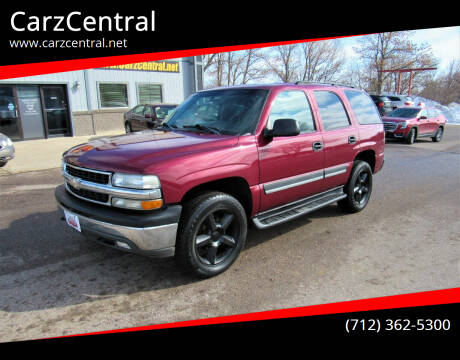 2004 Chevrolet Tahoe for sale at CarzCentral in Estherville IA