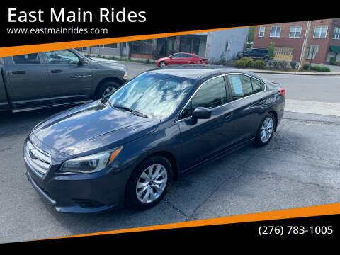 2015 Subaru Legacy for sale at East Main Rides in Marion VA