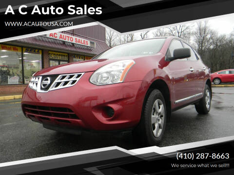 2012 Nissan Rogue for sale at A C Auto Sales in Elkton MD