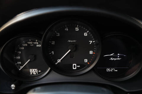 2022 Porsche 718 Boxster Spyder