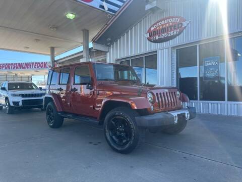 2014 Jeep Wrangler Unlimited for sale at Motorsports Unlimited in McAlester OK