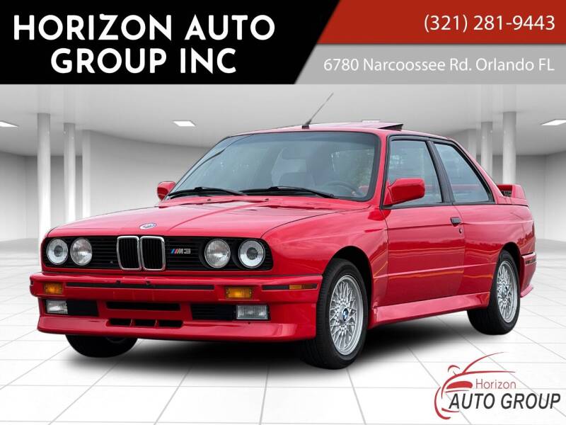 1991 BMW M3 for sale at HORIZON AUTO GROUP INC in Orlando FL