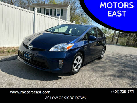 2014 Toyota Prius for sale at MOTORS EAST in Cumberland RI