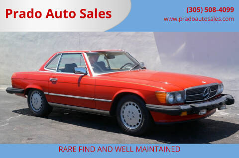 1986 Mercedes-Benz 560-Class for sale at Prado Auto Sales in Miami FL