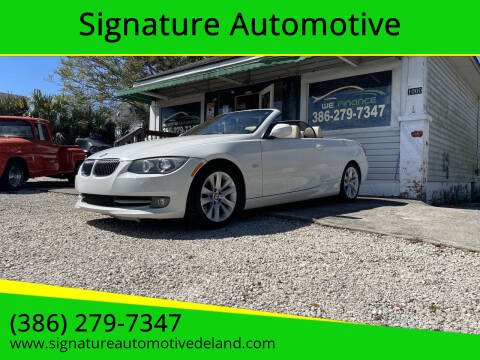 2012 BMW 3 Series for sale at Signature Automotive in Deland FL