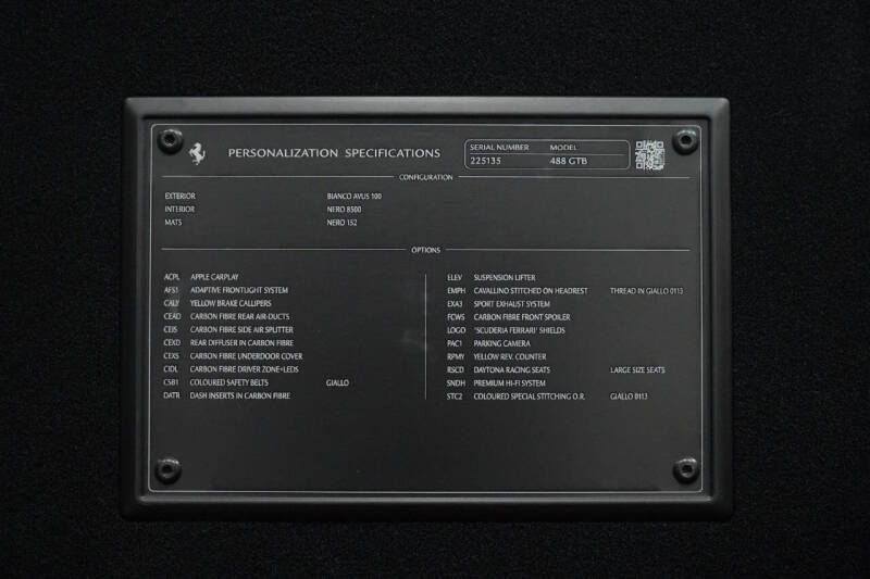 2017 Ferrari 488 GTB