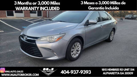 2015 Toyota Camry for sale at MJ AUTO BROKER in Alpharetta GA