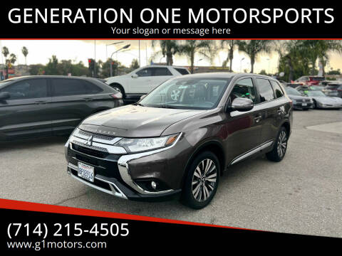 2020 Mitsubishi Outlander for sale at GENERATION ONE MOTORSPORTS in La Habra CA