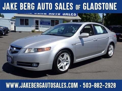 2008 Acura TL for sale at Jake Berg Auto Sales in Gladstone OR