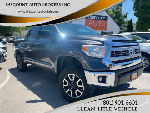 2015 Toyota Tundra for sale at Discount Auto Brokers Inc. in Lehi UT