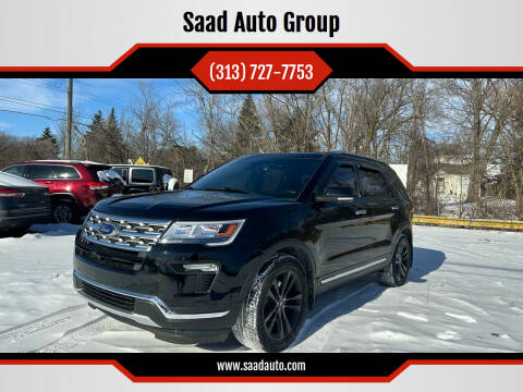 2018 Ford Explorer for sale at Saad Auto Group in Dearborn Heights MI