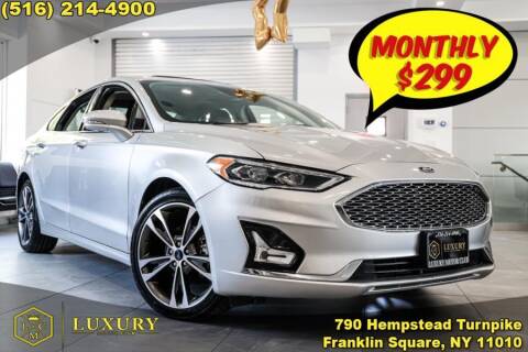 2019 Ford Fusion for sale at LUXURY MOTOR CLUB in Franklin Square NY