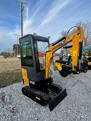 2024 AGT H13R  Mini Excavator w/ Enclosed cab for sale at AUTOMOTIVE SOLUTIONS in Parsons TN