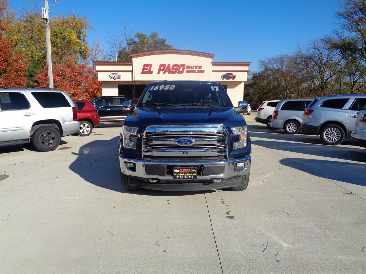 2017 Ford F-150 for sale at El Paso Auto Sale in Des Moines, IA