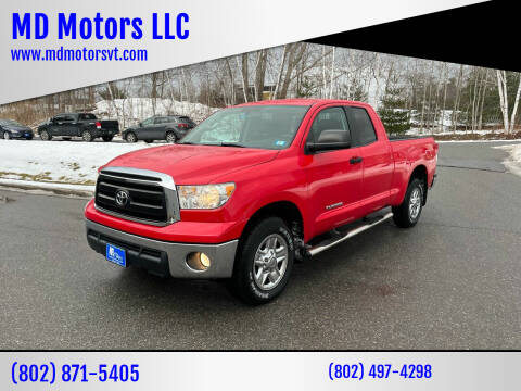 2013 Toyota Tundra for sale at MD Motors LLC in Williston VT