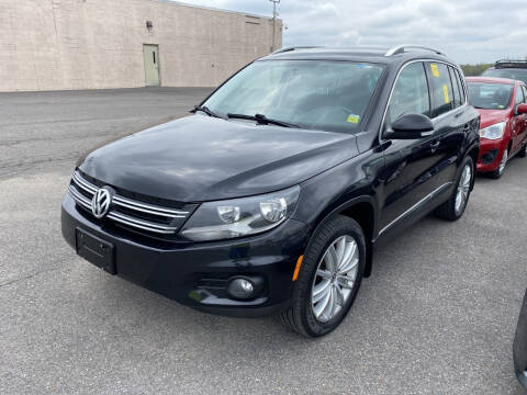 2014 Volkswagen Tiguan for sale at Kerr Trucking Inc. in De Kalb Junction NY
