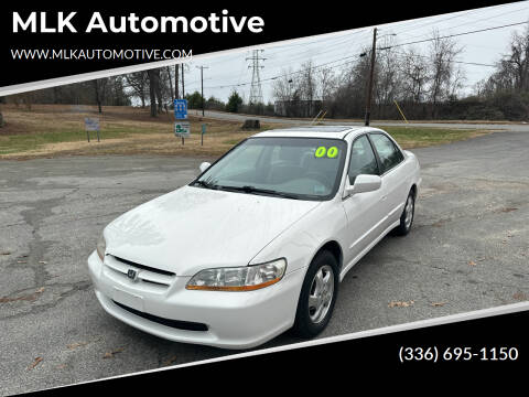 2000 Honda Accord for sale at MLK Automotive in Winston Salem NC