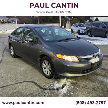 2012 Honda Civic for sale at PAUL CANTIN in Fall River MA