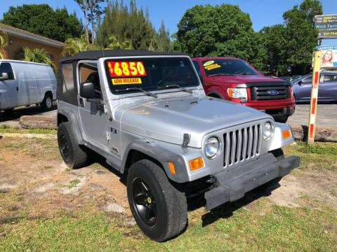 2004 Jeep Wrangler for sale at Palm Auto Sales in West Melbourne FL