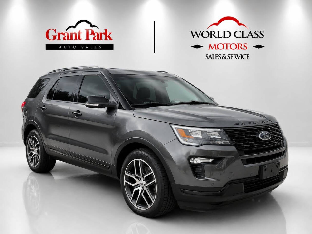 Dk. Gray 2019 Ford Explorer Sport AWD Sport 4dr SUV 1