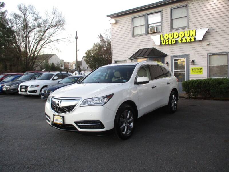 2014 Acura MDX for sale at Loudoun Used Cars in Leesburg VA