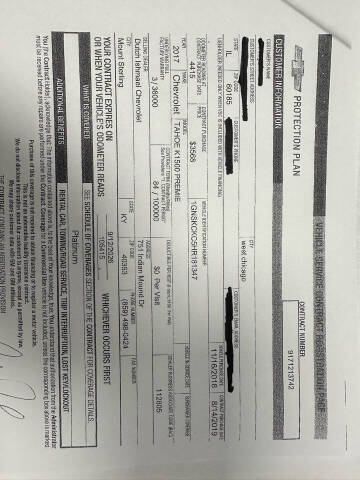 2017 Chevrolet Tahoe Premier