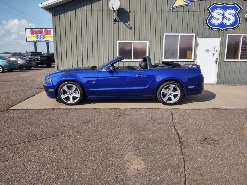 2013 Ford Mustang for sale at CARS ON SS in Rice Lake WI
