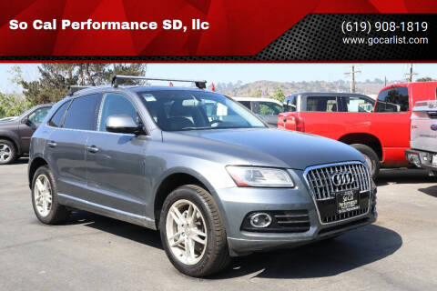 2015 Audi Q5 for sale at So Cal Performance SD, llc in San Diego CA