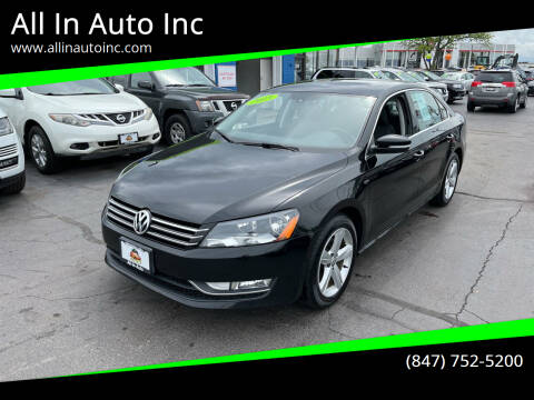 2015 Volkswagen Passat for sale at All In Auto Inc in Palatine IL