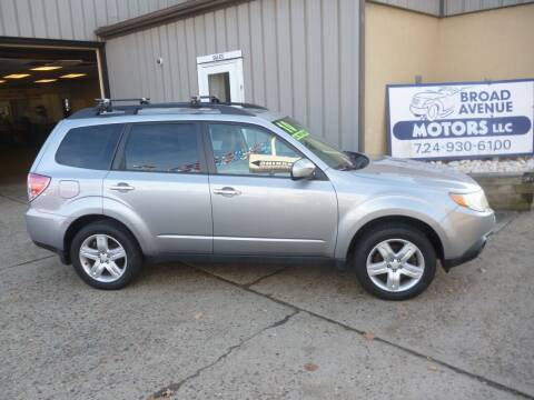 2010 Subaru Forester for sale at Broad Avenue Motors LLC in Belle Vernon PA