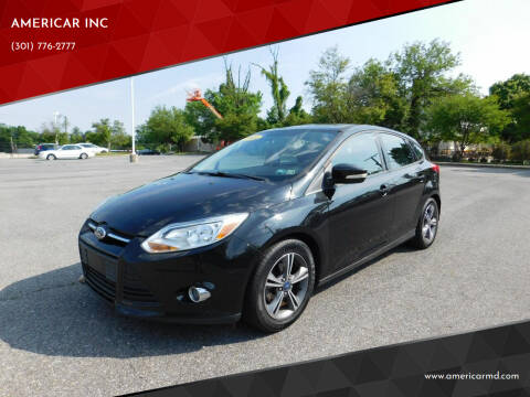2014 Ford Focus for sale at AMERICAR INC in Laurel MD