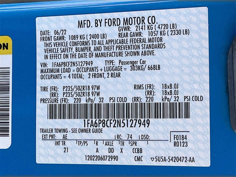 2022 Ford Mustang GT