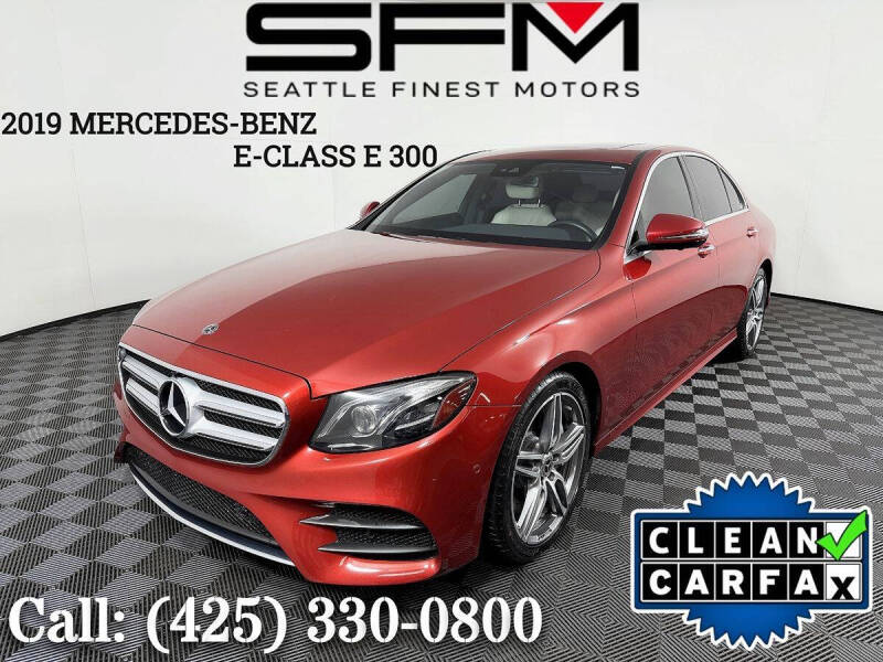 2019 Mercedes-Benz E-Class E 300
