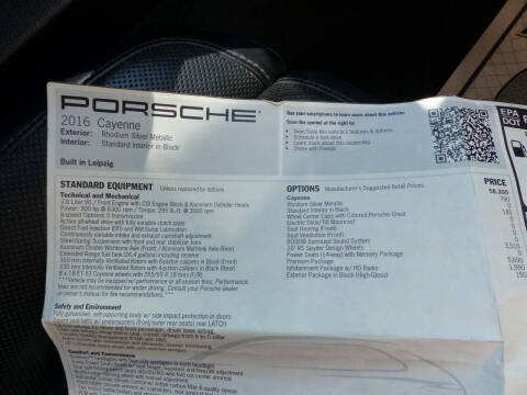 2016 Porsche Cayenne