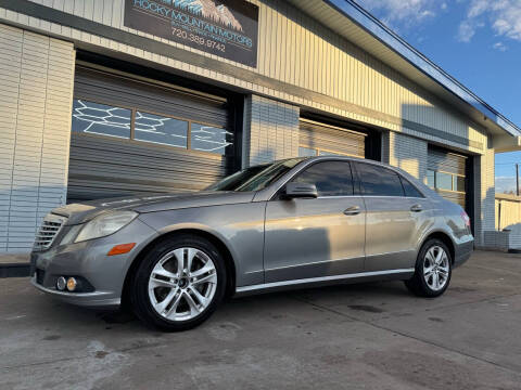 2010 Mercedes-Benz E-Class for sale at Rocky Mountain Motors LTD in Englewood CO