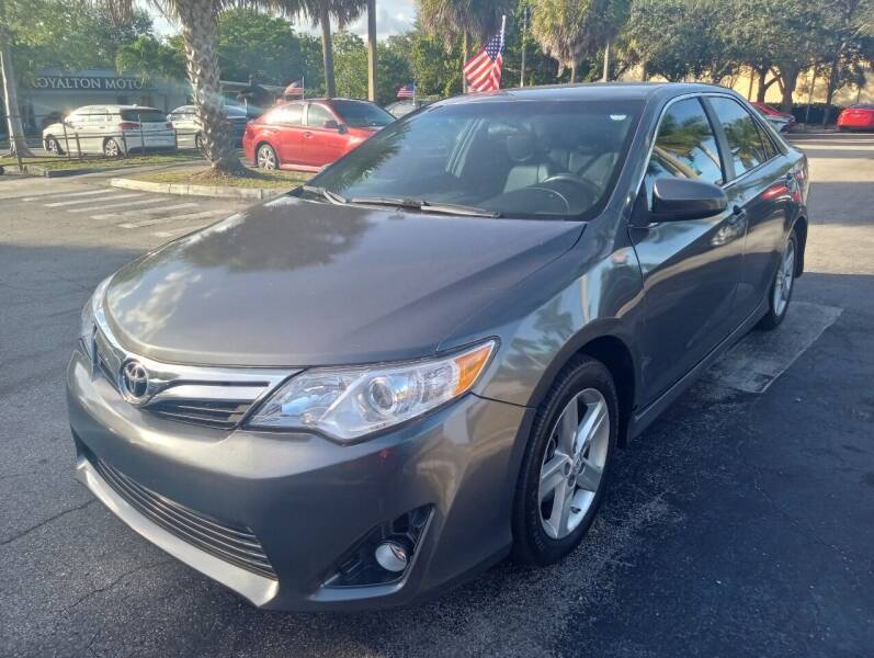 2014 Toyota Camry for sale at Blue Lagoon Auto Sales in Plantation FL