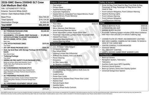 2026 GMC Sierra 2500HD