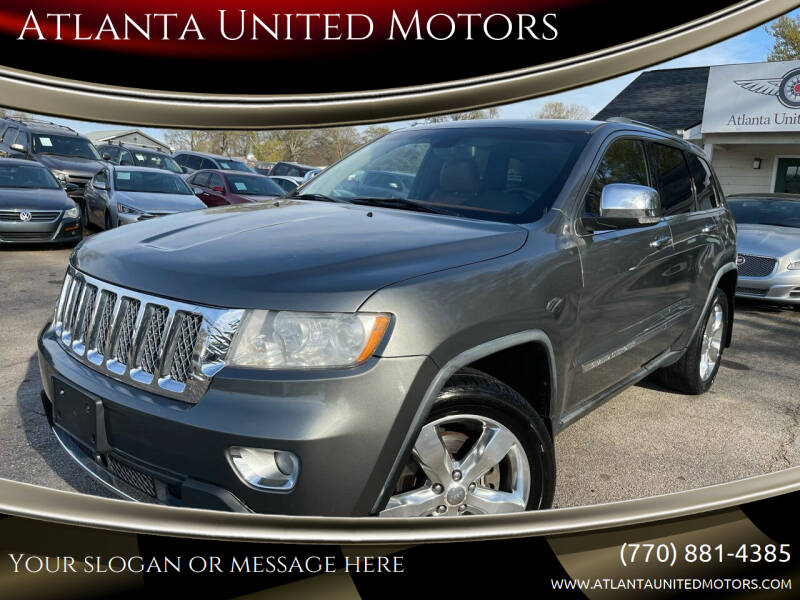 2012 Jeep Grand Cherokee for sale at Atlanta United Motors in Jefferson GA