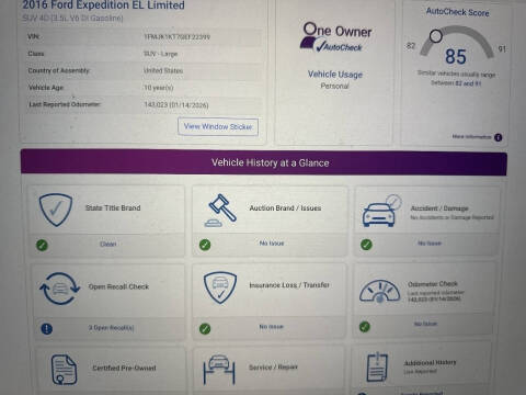 2016 Ford Expedition EL Limited