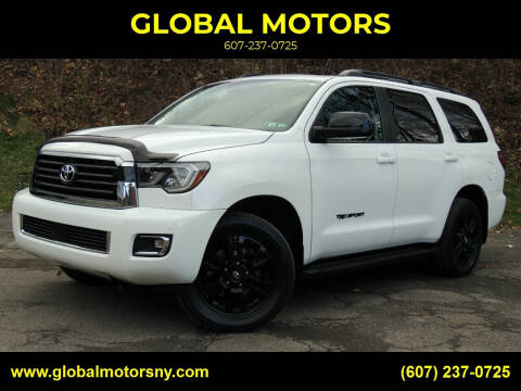 2018 Toyota Sequoia for sale at GLOBAL MOTORS in Binghamton NY