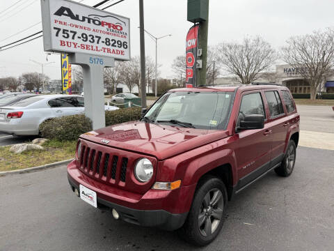 2015 Jeep Patriot for sale at AutoPro Virginia LLC in Virginia Beach VA