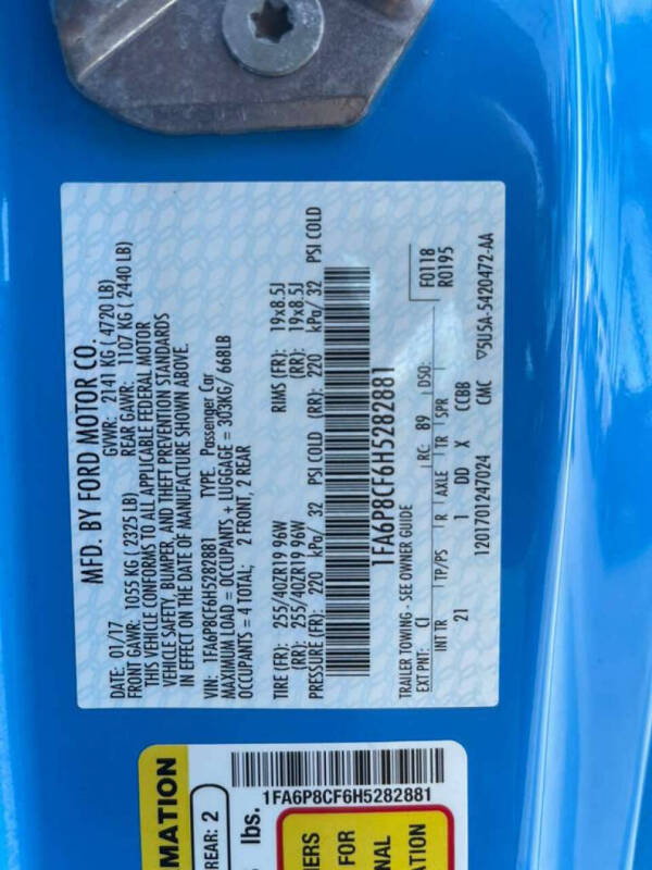 2017 Ford Mustang GT