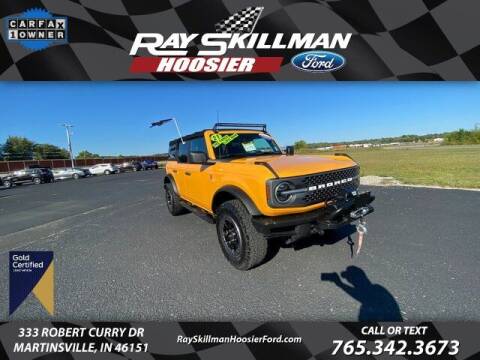 2021 Ford Bronco for sale at Ray Skillman Hoosier Ford in Martinsville IN