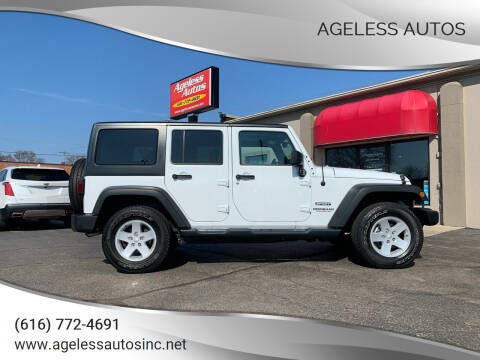 2017 Jeep Wrangler Unlimited for sale at Ageless Autos in Zeeland MI
